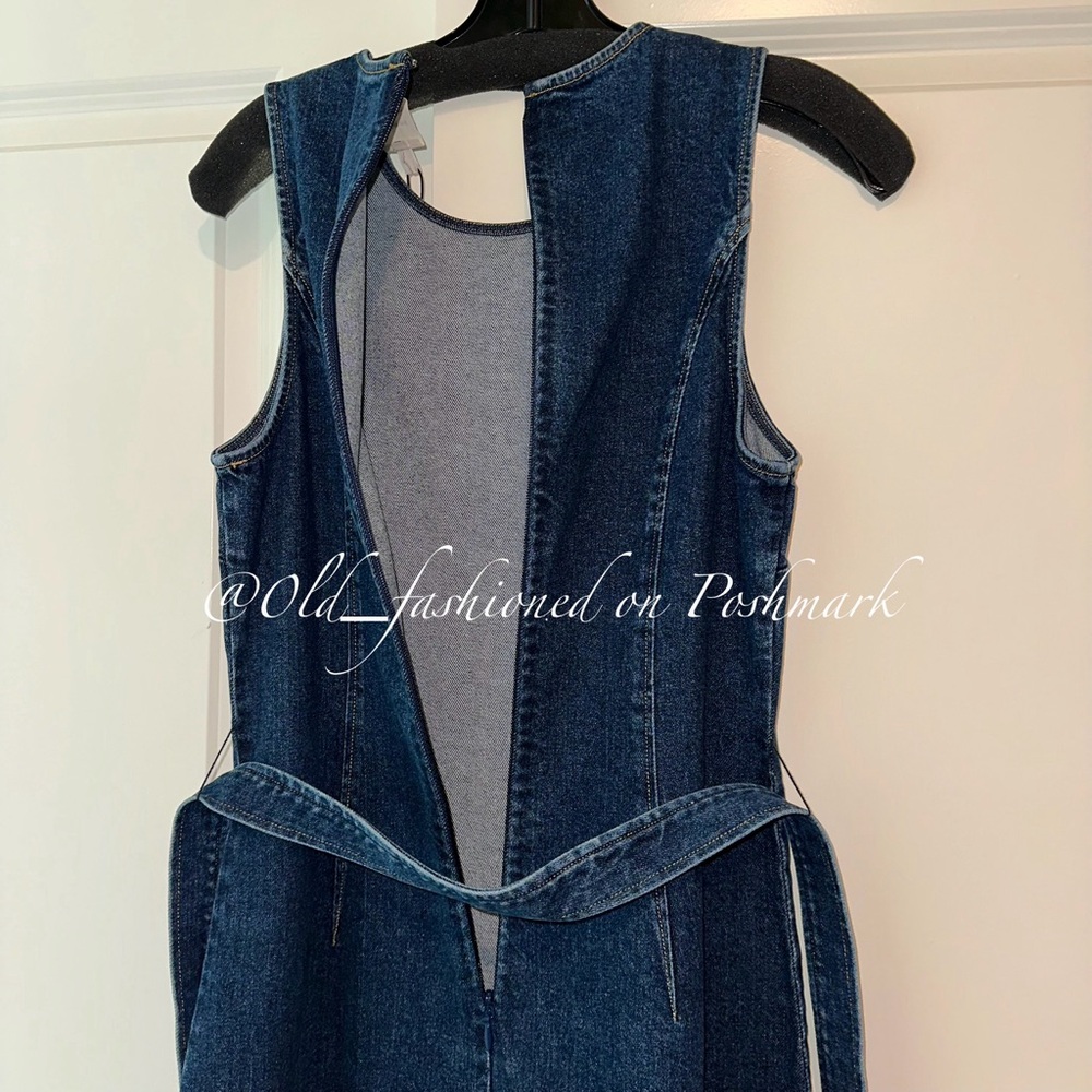 CINQ A SEPT Mindie Denim Petal Mini Dress - Picture 11 of 11